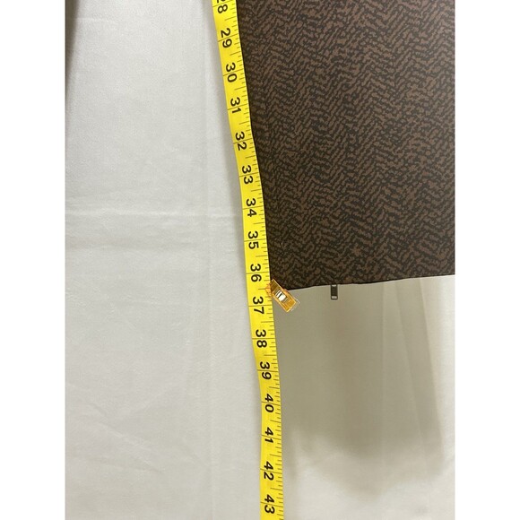 Elliott Lauren Womens 10 Pull On Brown Print Pant Zipped Shins NWT‎ - Picture 4 of 10